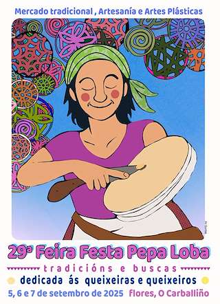 Fechas, información, programa, cartel, imágenes, mapa y ubicación de XXIX Feira-Festa de Artesanía de Pepa Loba  en  O Carballiño