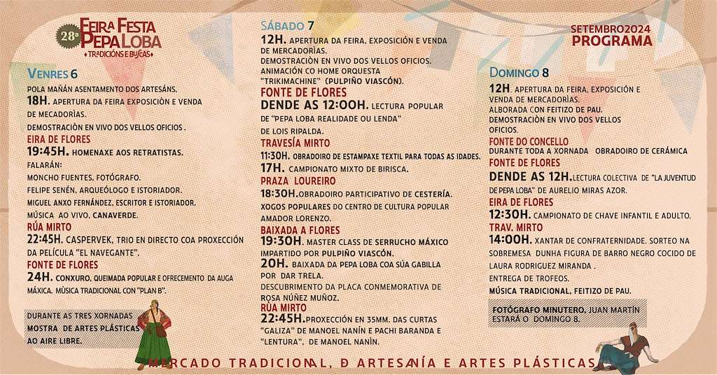XXVIII Feira-Festa de Artesanía de Pepa Loba en O Carballiño