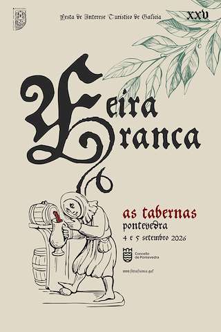 Fechas, información, programa, cartel, imágenes, mapa y ubicación de XXV Feira Franca (2026) en Pontevedra
