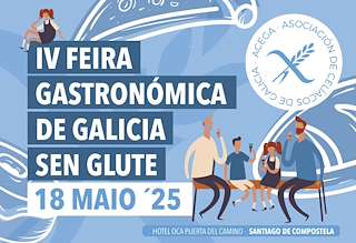 Fechas, información, programa, cartel, imágenes, mapa y ubicación de IV Feira Gastronómica de Galicia sen Glute  en  Santiago de Compostela