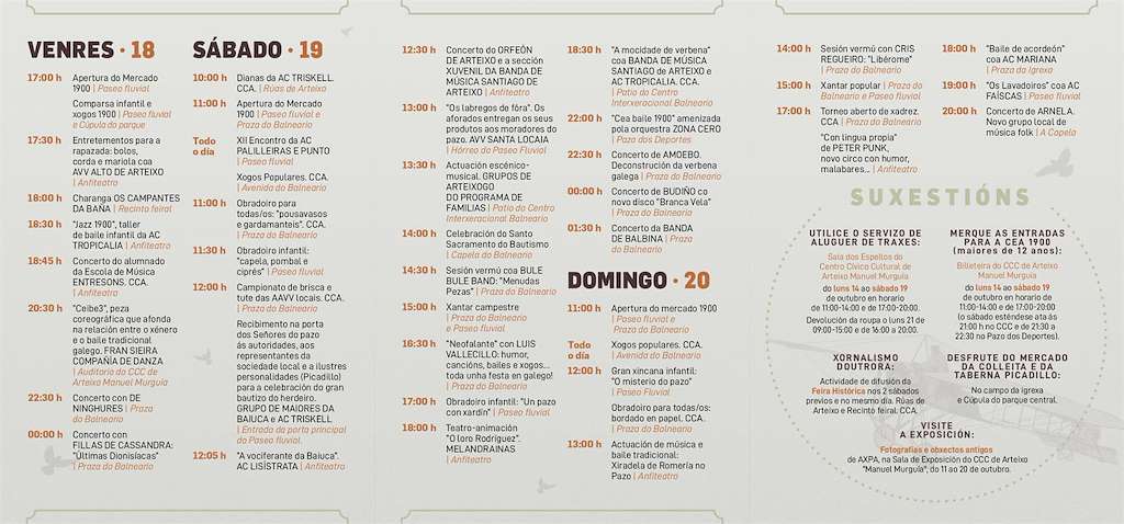 XXIII Feira Histórica Arteixo 1900