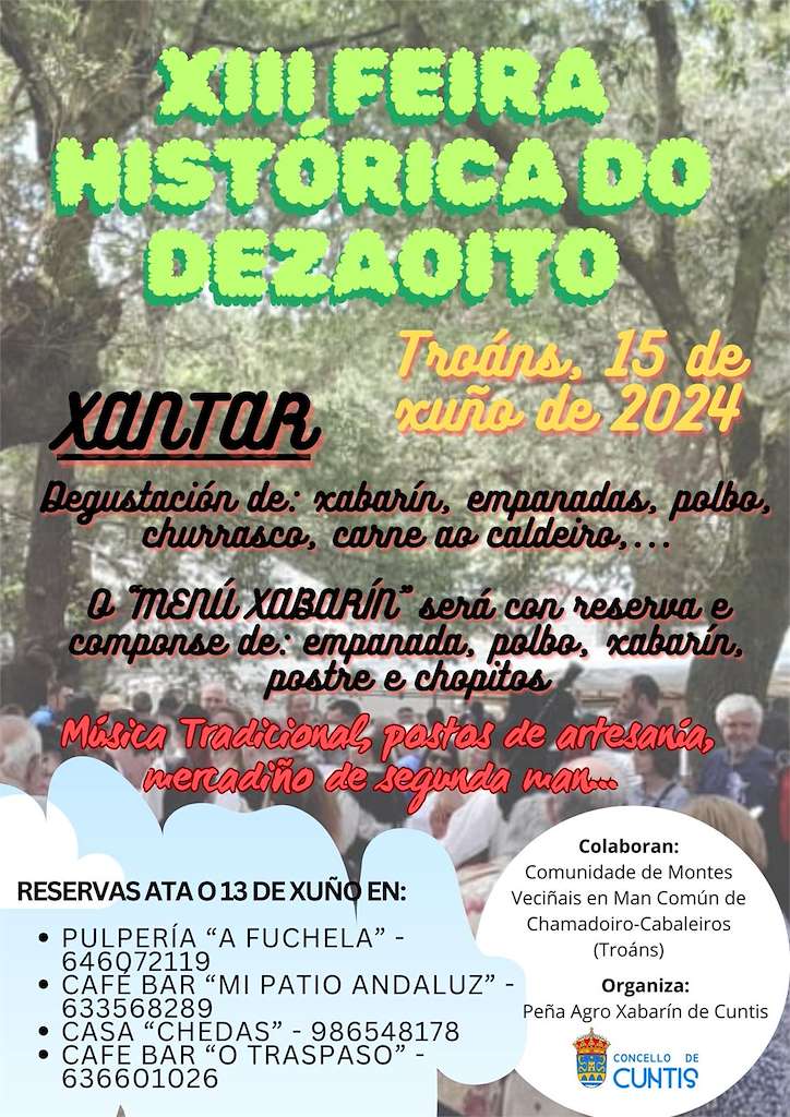 XIII Feira Histórica do Dezaoito de Troáns en Cuntis
