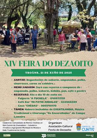 Fechas, información, programa, cartel, imágenes, mapa y ubicación de XIV Feira Histórica do Dezaoito de Troáns  en  Cuntis