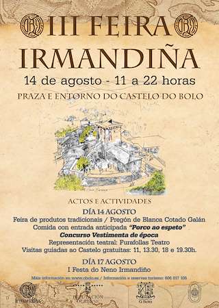 Fechas, información, programa, cartel, imágenes, mapa y ubicación de III Feira Irmandiña   en  O Bolo