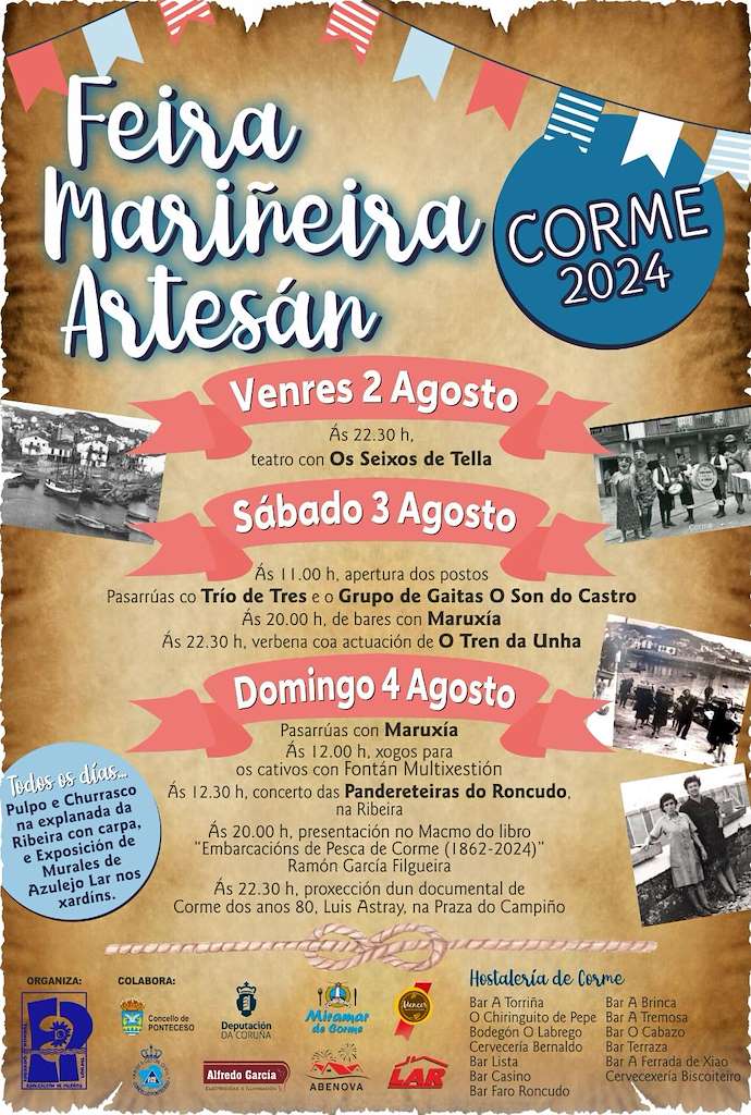 IV Feira Mariñeira Artesá de Corme en Ponteceso