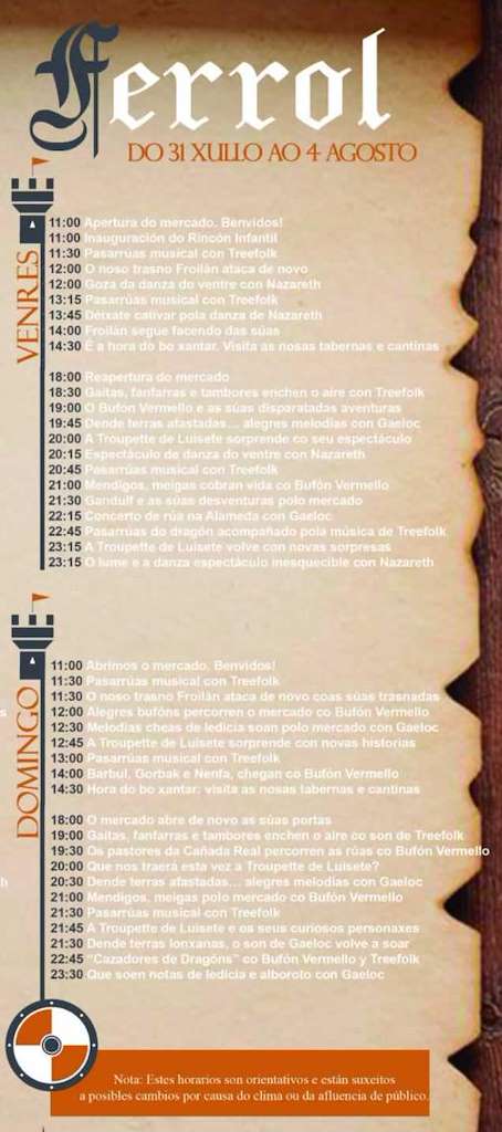 Feira Medieval (2025) en Ferrol