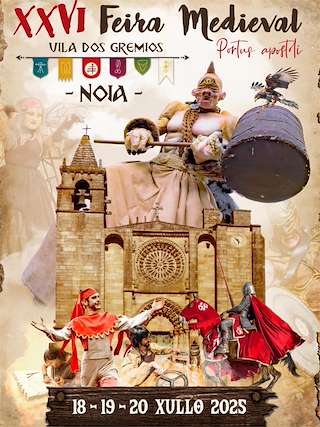 Fechas, información, programa, cartel, imágenes, mapa y ubicación de XXVI Feira Medieval  en  Noia