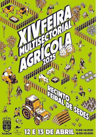 Fechas, información, programa, cartel, imágenes, mapa y ubicación de XIV Feira Multisectorial Agrícola de Sedes  en  Narón
