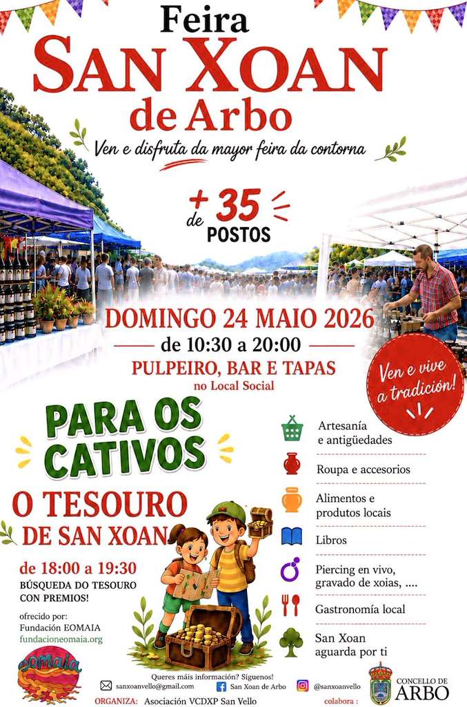 Feira San Xoán (2026) en Arbo