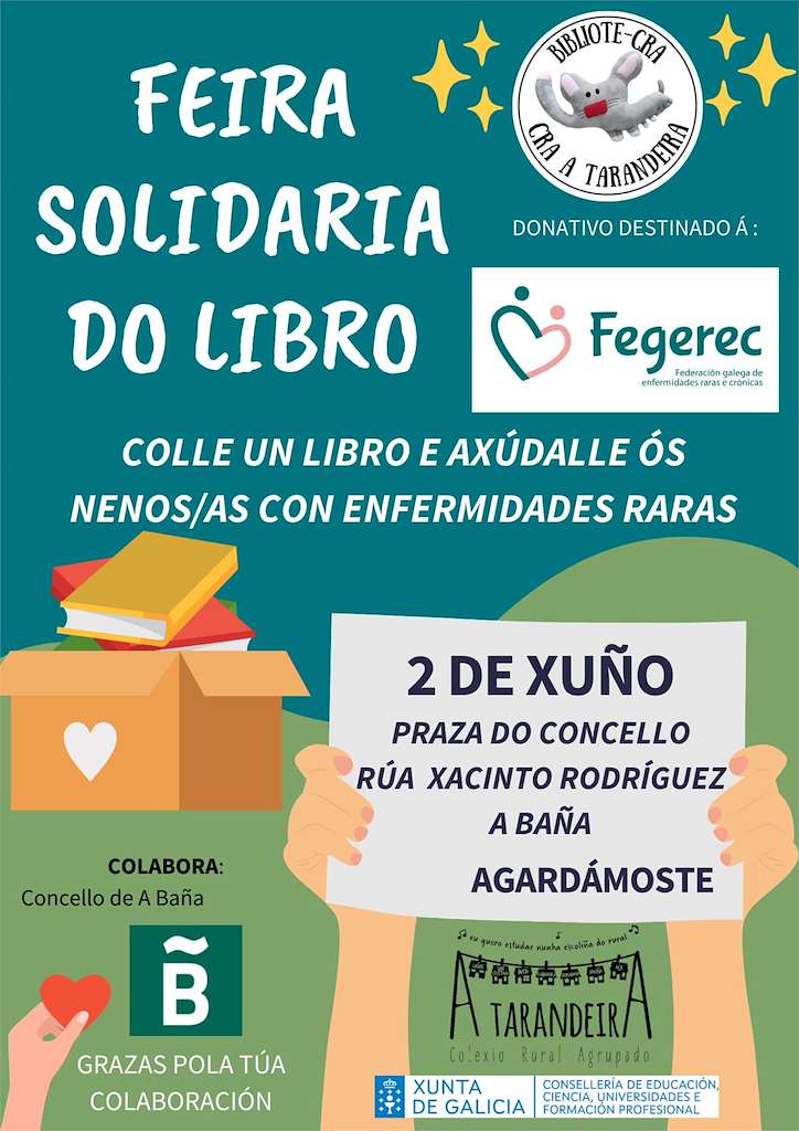 Feira Solidaria do Libro (2025) en A Baña