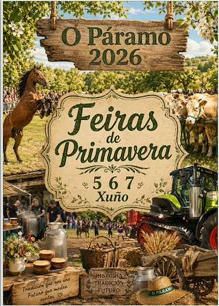 Fechas, información, programa, cartel, imágenes, mapa y ubicación de XLIX Feiras de Primavera (2026)  en  O Páramo
