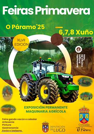 Fechas, información, programa, cartel, imágenes, mapa y ubicación de XLVII Feiras e Festas de Primavera  en  O Páramo