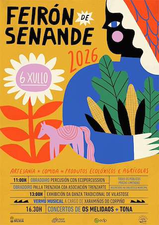 Fechas, información, programa, cartel, imágenes, mapa y ubicación de Feirón de Senande (2026)  en  Muxía