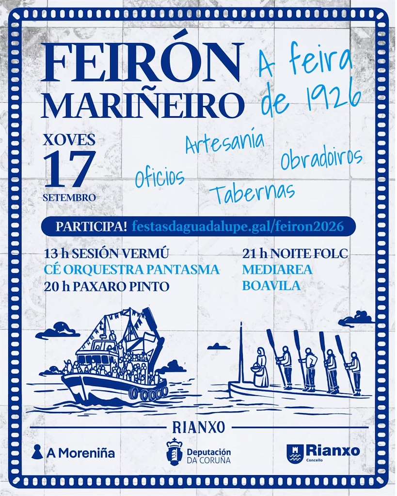 XX Feirón Mariñeiro "A Feira de 1926" (2026) en Rianxo