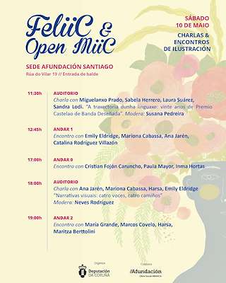 Fechas, información, programa, cartel, imágenes, mapa y ubicación de Feliic & Open Miic  en  Santiago de Compostela