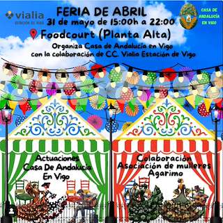 Feria de Abril del Centro Comercial Vialia en Vigo