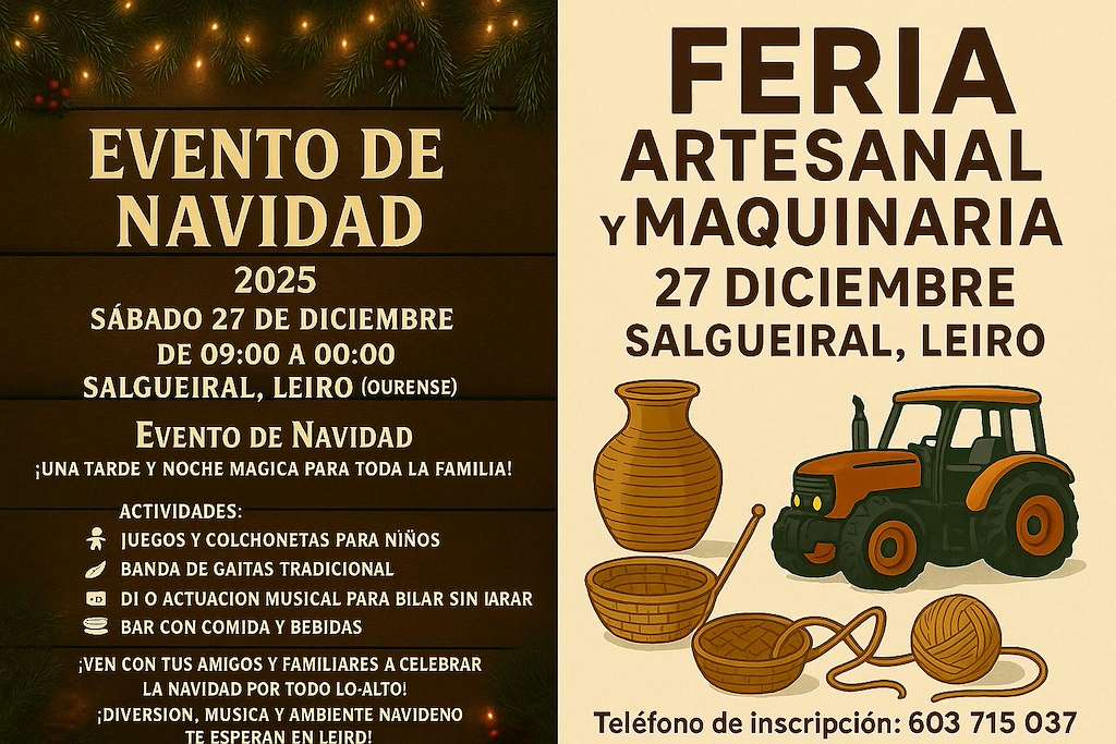 Feria Artesanal y Maquinaria  (2025) en Leiro