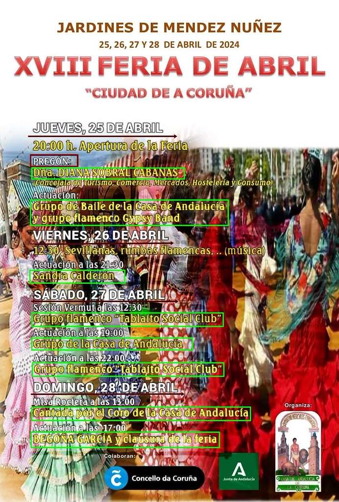 Feria de Abril (2024) en A Coruña