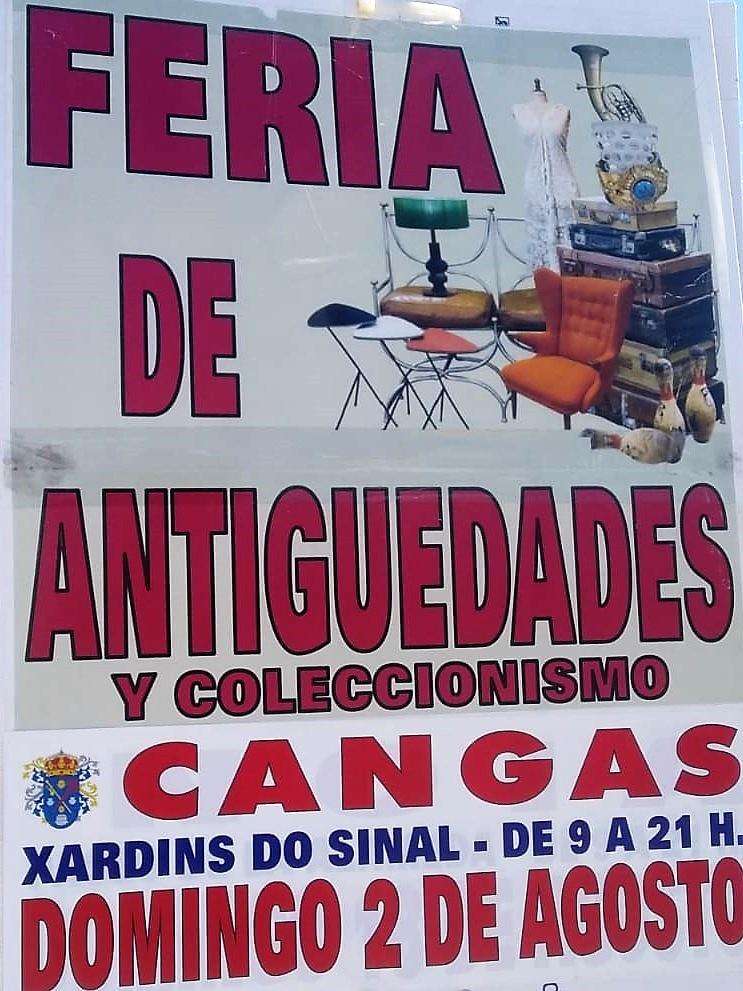 Feria de Antigüedades y Coleccionismo en Cangas