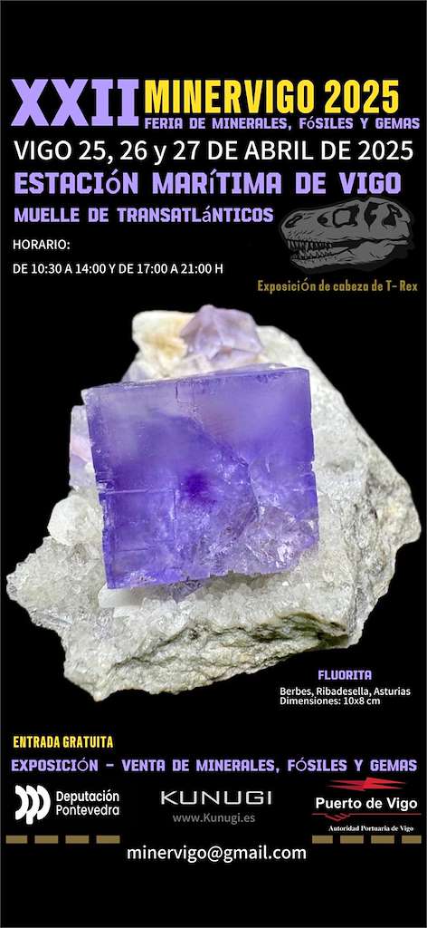 XXIII Feria de Minerales, Fósiles y Gemas - Minervigo (2026)