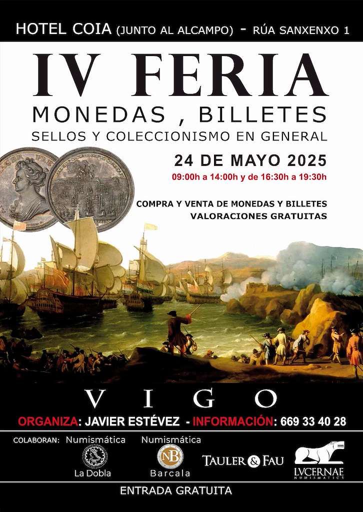 III Feria de Monedas, Billetes, Sellos y Coleccionismo en General  (2024) en Vigo