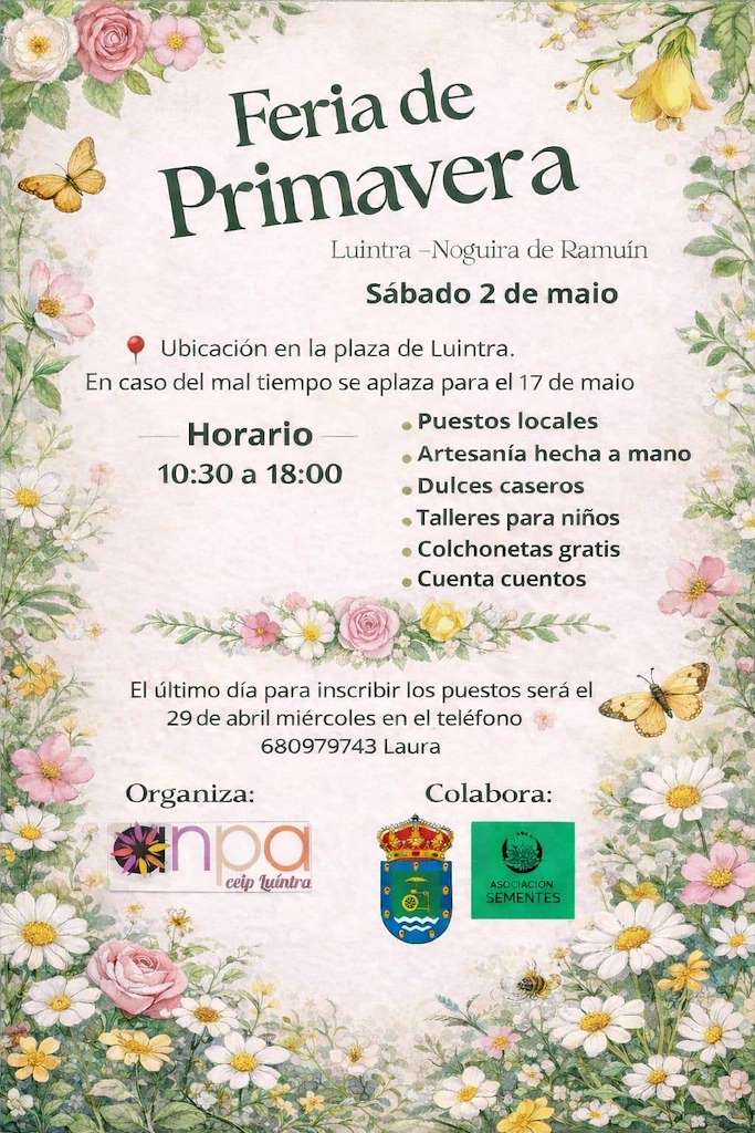 Feria de Primavera  en Nogueira de Ramuín