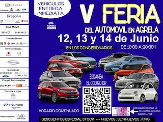 Fechas, información, programa, cartel, imágenes, mapa y ubicación de V Feria del Automóvil de Agrela  en  A Coruña