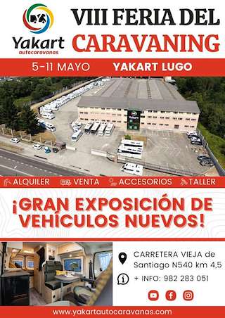 Fechas, información, programa, cartel, imágenes, mapa y ubicación de VIII Feria del Caravaning  en  Lugo