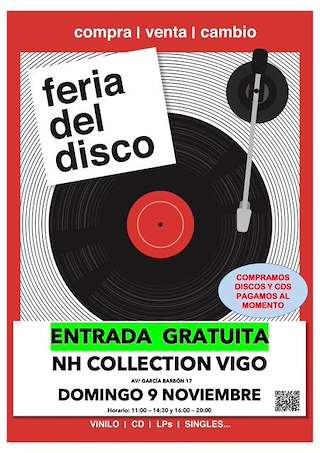 Fechas, información, programa, cartel, imágenes, mapa y ubicación de Feria del Disco (2025) en Vigo