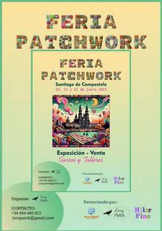 Fechas, información, programa, cartel, imágenes, mapa y ubicación de Feria Patchwork  en  Santiago de Compostela