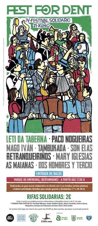 Fechas, información, programa, cartel, imágenes, mapa y ubicación de Fest For Dent - IV Festival Solidario  en  Ames