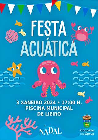 Festa Acuática en Cervo