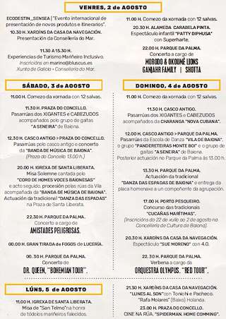 Festa da Anunciada en Baiona