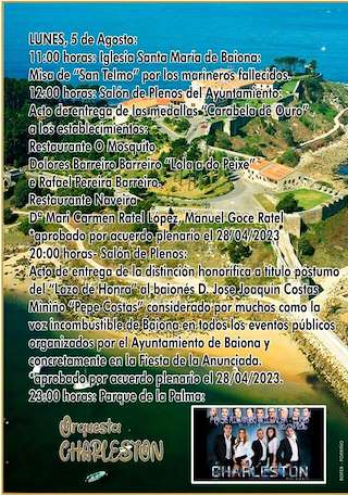 Festa da Anunciada en Baiona