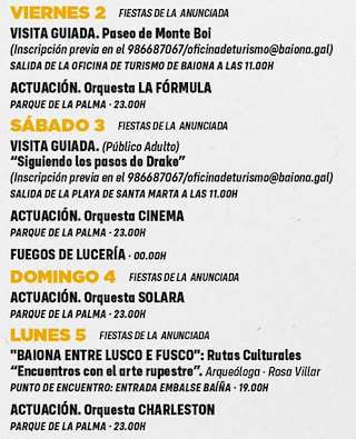 Festa da Anunciada en Baiona