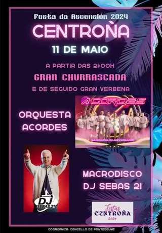 Festa da Ascensión de Centroña en Pontedeume