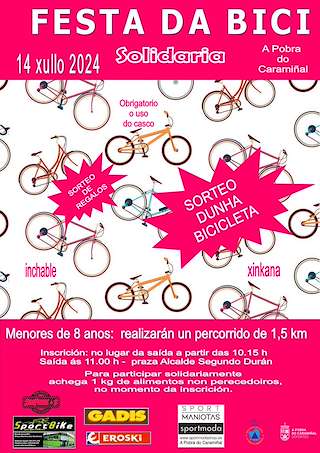 Festa da Bici Solidaria en A Pobra do Caramiñal
