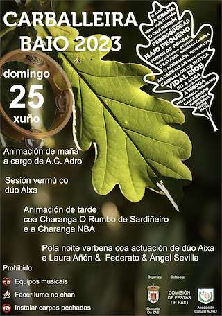 Festa da Carballeira de Baio en Zas