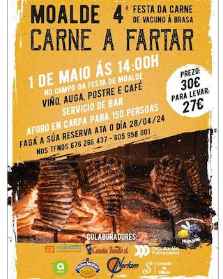 Festa da Carne de Vacuno á Brasa de Moalde en Silleda