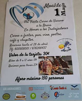 VI Festa da Carne de Vacuno a la Brasa de Moalde en Silleda