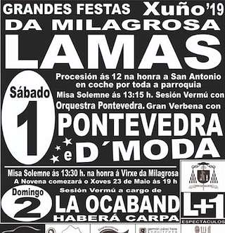 Festa da Milagrosa de Lamas en Zas