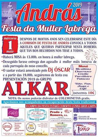 Festa da Muller Labrega de András en Vilanova de Arousa