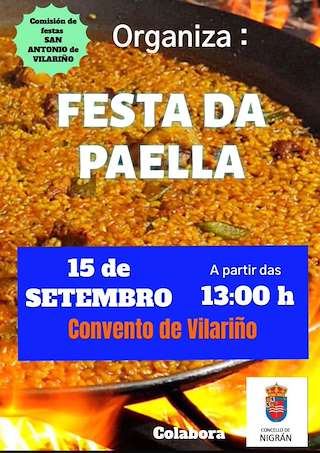Festa da Paella de Vilariño en Nigrán