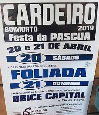 Festa da Pascua de Cardeiro en Boimorto