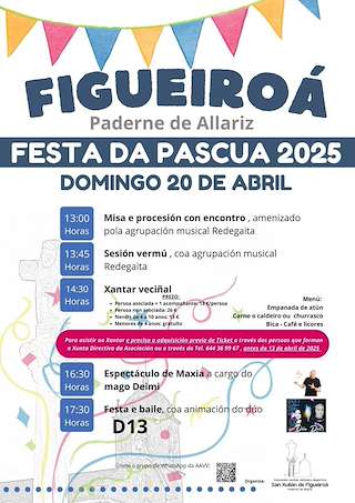Festa da Pascua de Figueiroá en Paderne de Allariz