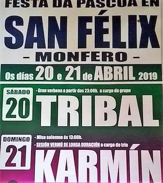 Festa da Pascua de San Félix en Monfero