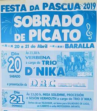 Festa da Pascua de Sobrado de Picato en Baralla