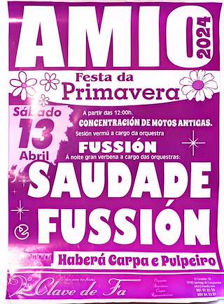 Festa da Primavera de Amio en Santiago de Compostela