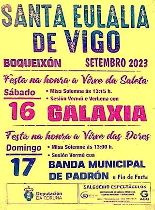 Festa da Saleta e As Dores de Vigo en Boqueixón