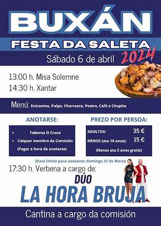 Festa da Saleta de Buxán en Val do Dubra